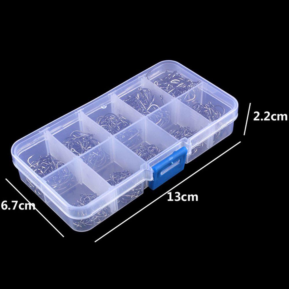 Lanfy Memancing Kait Lingkaran Tunggal Jig Kepala 100 Pcs/500 Pcs Alat Memancing Fishing Tackle Memancing Umpan Aksesoris Memancing Berduri Fishhooks