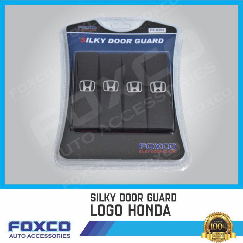 Foxco Silky Doorguard mobil logo Honda isi 4pcs