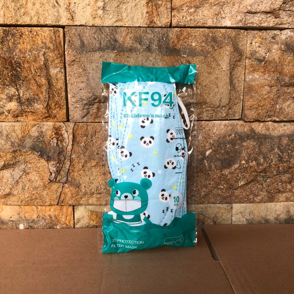 Masker Korea KF94 Anak Motif - isi 10