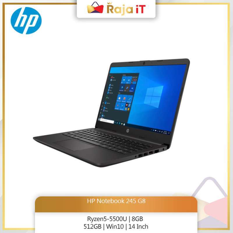 HP Notebook 245 G8 (Ryzen5-5500U/8GB/512GB/Win10/UMA/14
