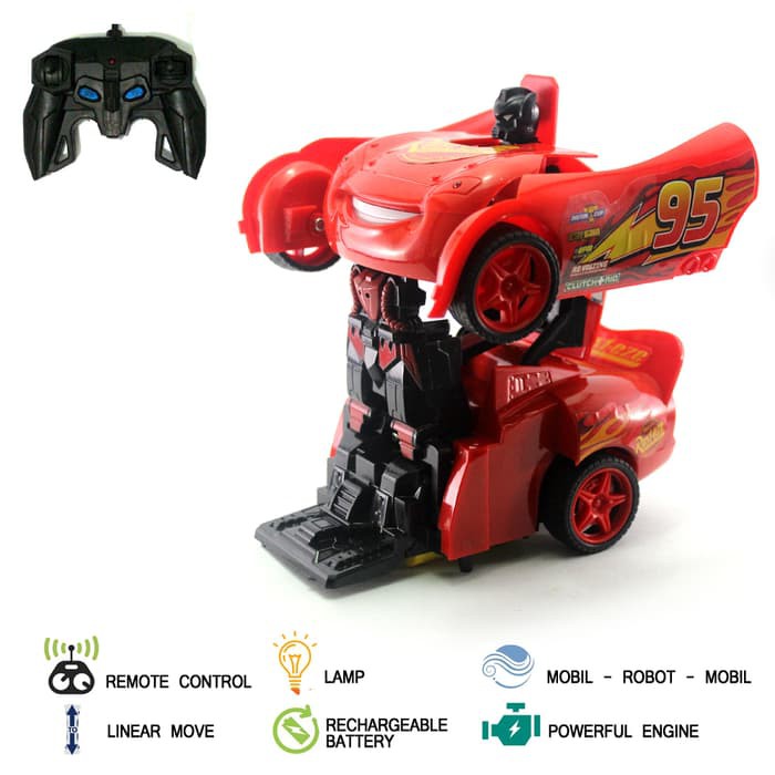 Mobil Remote Control Mobil Remot RC Transform Cars