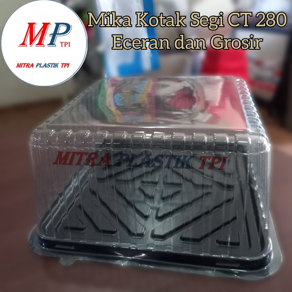 Mika CT 280 Kotak / Mika Kue Tart / Mika Kotak Tinggi