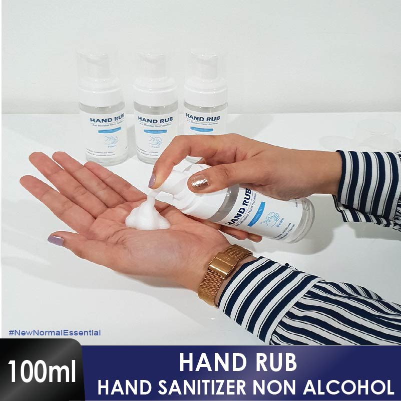 Jual Hand Rub Foam 100ml Hand Sanitizer Foam Non Alkohol Cairan Antiseptic Hand Rub Non 4411