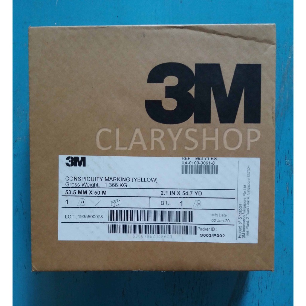 

Stiker Reflektif 3M 983 Original Diamond Grade Warna Kuning 50M