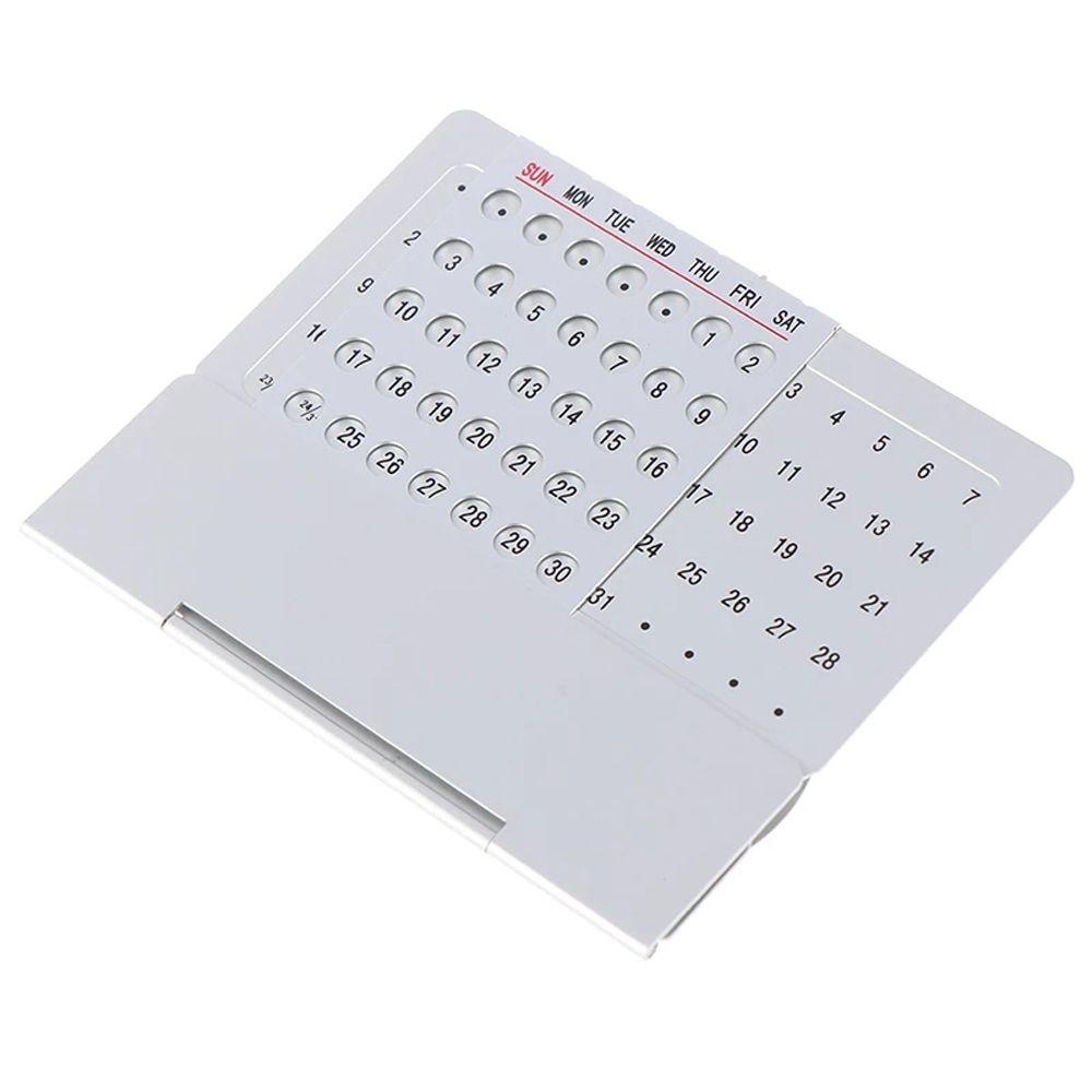 Kalender Abadi Bahan Aluminum Alloy Warna Silver Untuk Rumah Dan Kantor