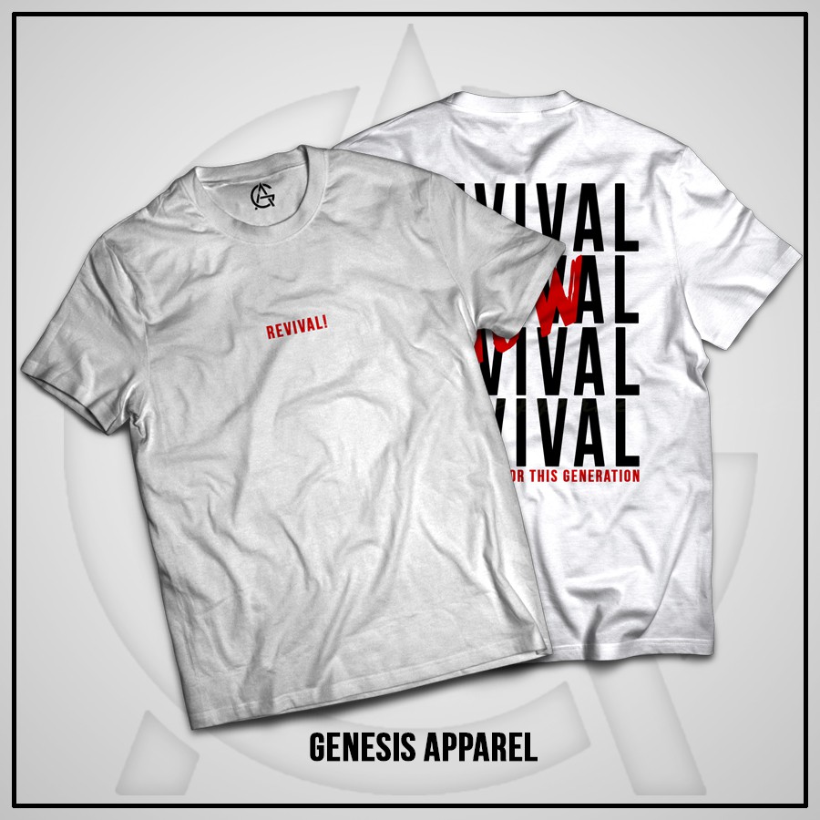 Baju Kaos Rohani Kristen Genesis Apparel - Revival Now