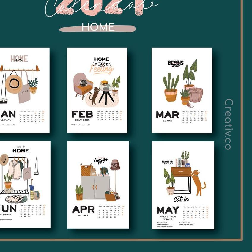 

TERLAKU KALENDER AESTHETIC 2021 HOME [KALENDER MURAH] [KALENDER TEMPEL] [KALENDER DINDING] [W68]