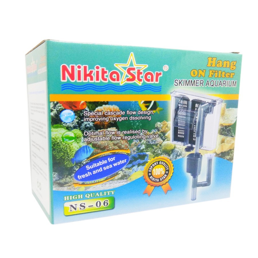 NIKITA STAR NS06 NS 06 SLIM hanging hang on filter gantung aquarium aquascape