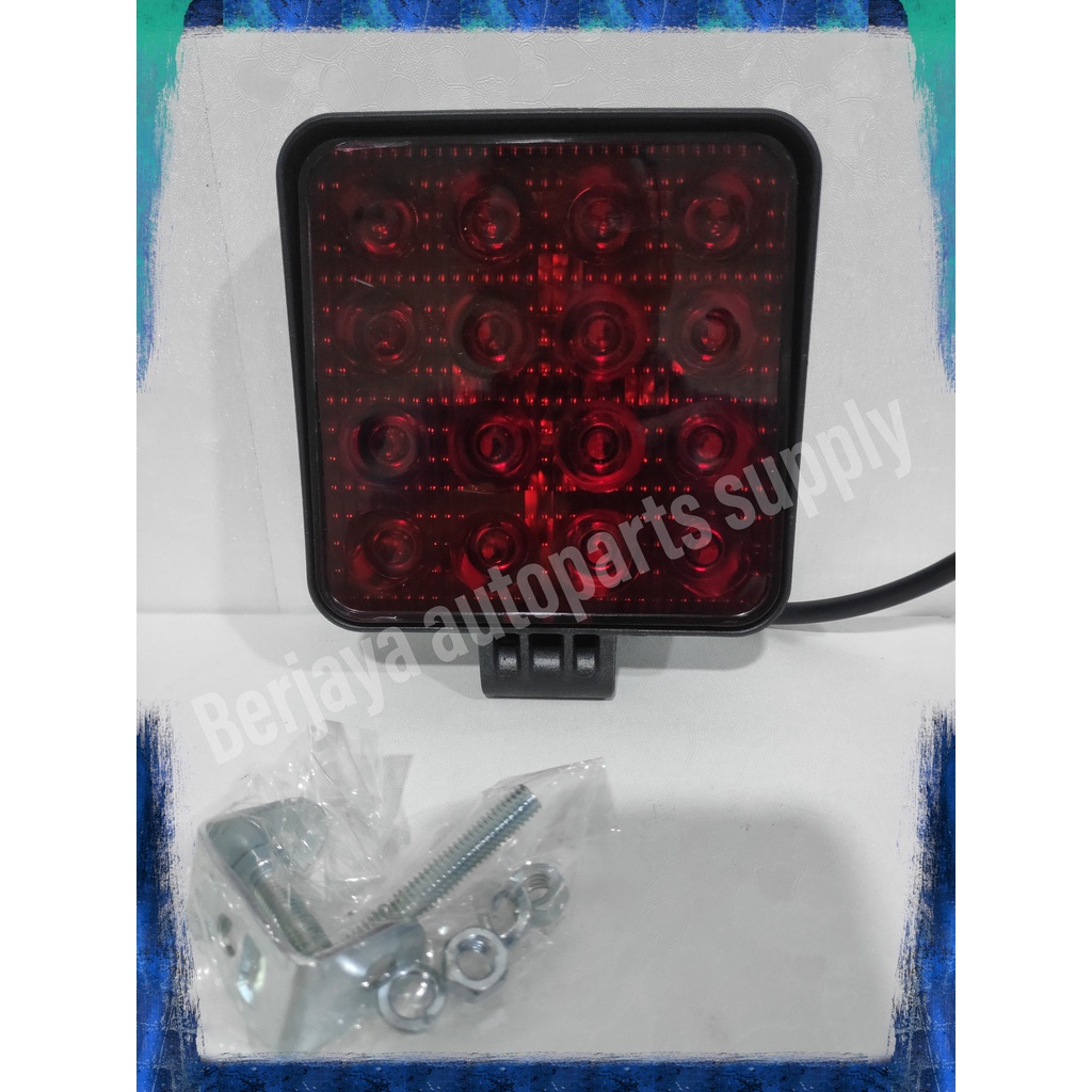 Lampu Sorot Kabut Fog Lamp  16 Titik Universal 12V-36V