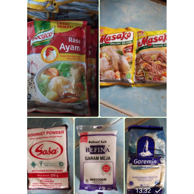 

✓Royco / Masako / Sasa / Garam Halus Refina / Garam Halus Garemin