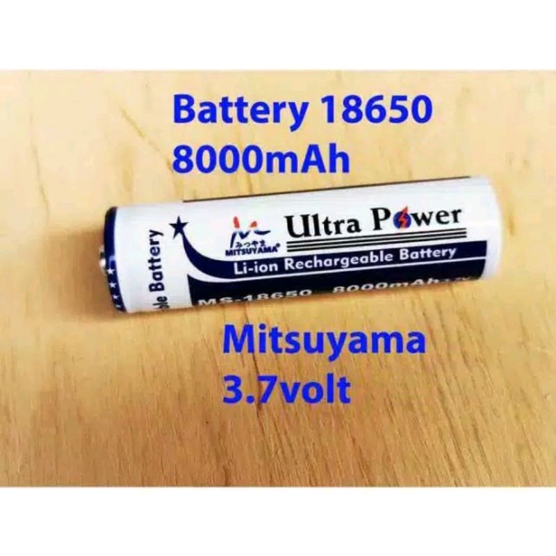Batrai charger ulang Baterai 18650 8000mAh 3.7V Battery Li-ion Rechargeable