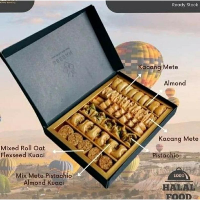 Beesan Baklava Turki 1 Box || Roti Baklava Khas Turki 1 Box Halal