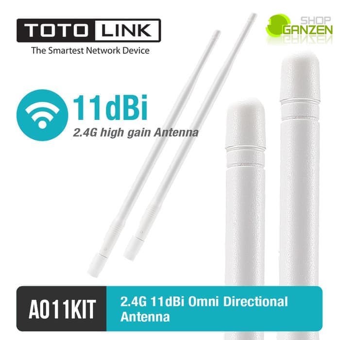 TOTOLINK A011KIT 2.4GHz 11dBi Omni Directional Antenna Kit