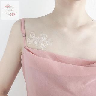  Stiker  Tato  Temporer Tahan Air Warna Putih Untuk Wajah  Dan 