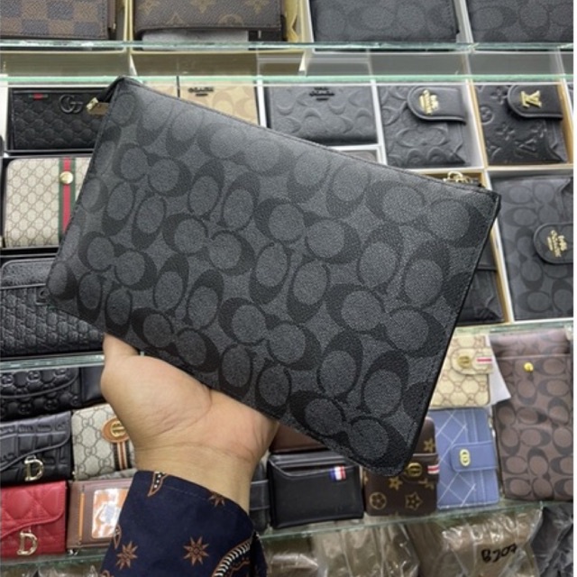 Clutch coach - Clucth pria wanita - Handbag pria wanita - Tas multifungsi Kualitas premium