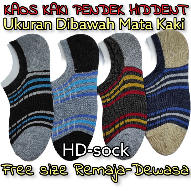 KAOS KAKI BALET INVISIBLE / KAOS KAKI PENDEK / HIDDEN SOCK ( pria &amp; wanita )