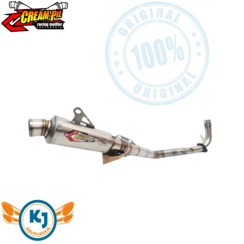 Knalpot Creampie Original Jogja Jupiter Stainless Original Racing Jogja