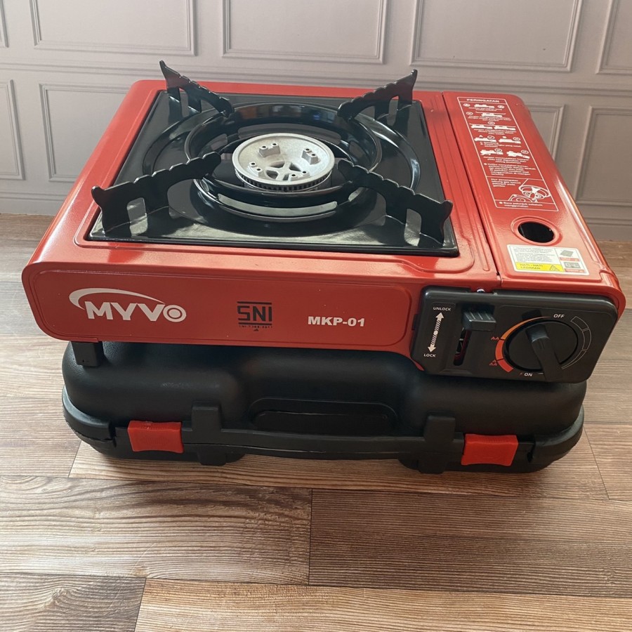 Kompor Gas Portable 2in1 1 Tungku Kompor Myvo Camping Hicook Outdoor