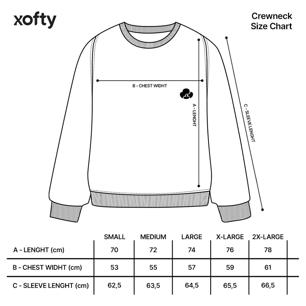 Xofty Airiel Sweater Crewneck Pink