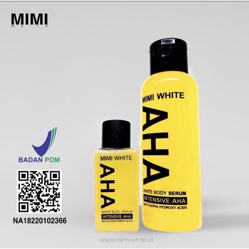 Jual (BPOM) MIMI WHITE LOTION 100 ML Aha White Body Lotion / Body