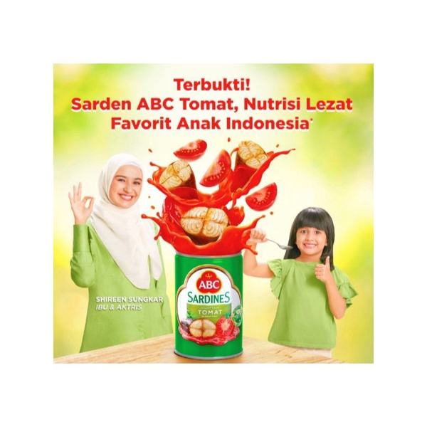 

Sarden ABC Tomat & Saus Extra Pedas 155 gr