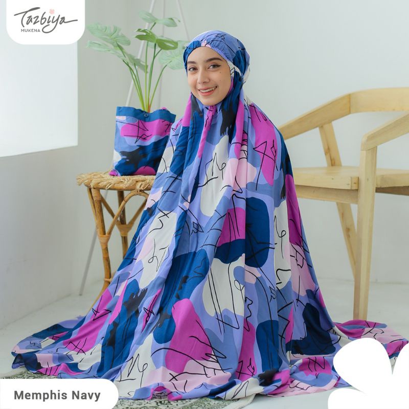 Mukena Tazbiya Kombinasi Memphis Series Allsize