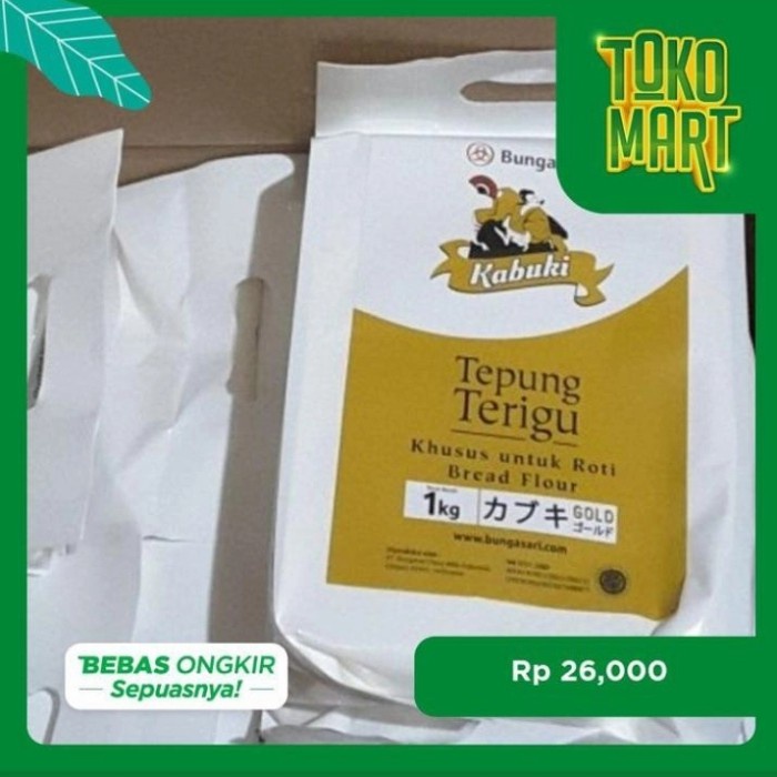

b011tee Tepung Terigu Kabuki Gold 1Kg Da01D100