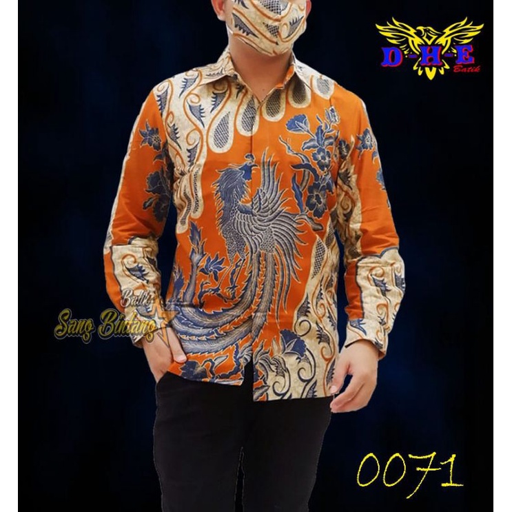 Kemeja Batik Pria Batik Solo bahan Katun Primisima