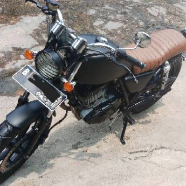 suzuki thunder 125 modif scrambler