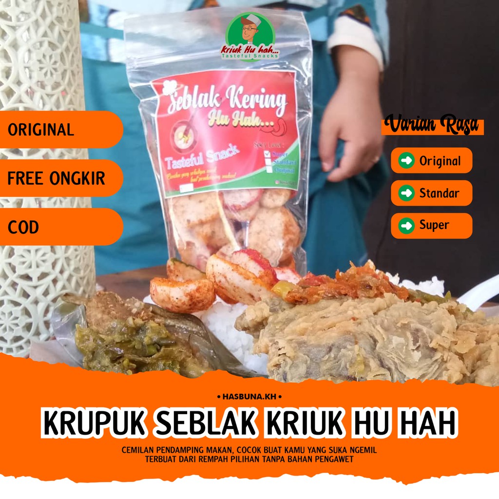 

KERUPUK SEBLAK KERING PEDAS KRIPIK KERUPUK KEMASAN 1000 gram
