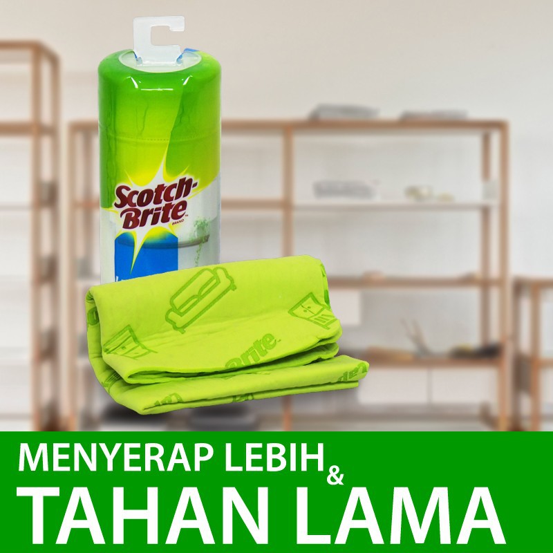 Kain Lap Penyerap Mebel 42 x 31cm Furniture Cloth 3M ID-88 Scootch-Brite Lap Meja