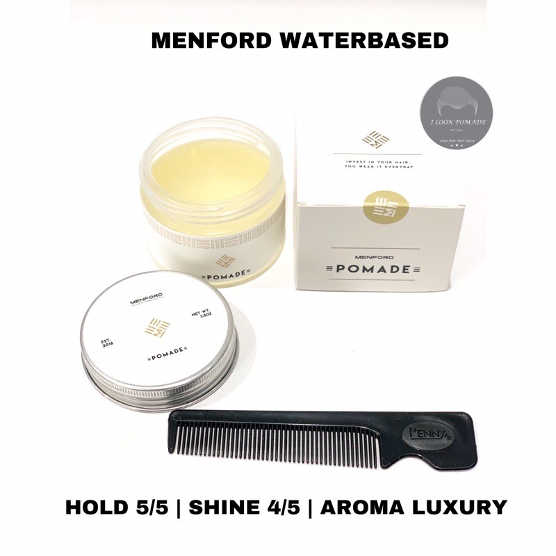 [BPOM] MENFORD WATERBASED POMADE STRONG HOLD 3.5 OZ GRATIS SISIR