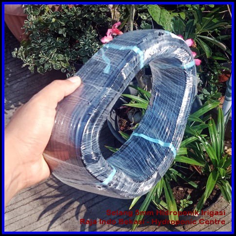 50 Meter Selang 5MM 1 Rol Selang Hidroponik Hydroponic Fertigasi Hose 5 Mm Pe 50 M Bukan Hdpe Kaku