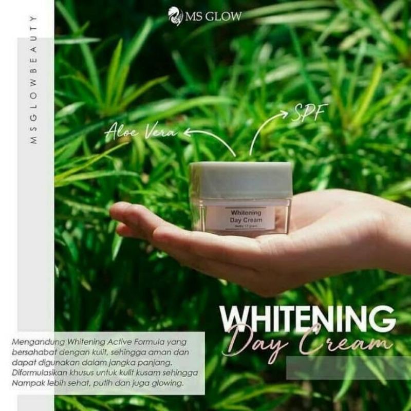 Paket Whitening MS Glow paket wajah 100% original BPOM perawatan wajah skincare (bisa cod)