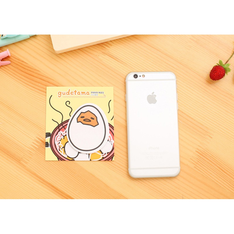 Sticky Notes / Notes Tempel Motif Gambar GUDETAMA / Sticky Notes Karakter TELUR GUDETAMA / SANRIO