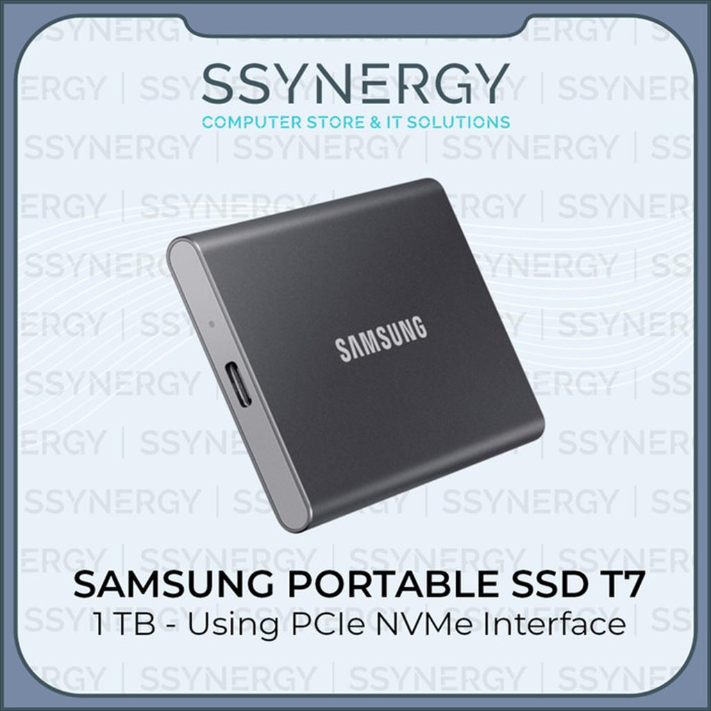 Samsung External SSD / Portable SSD T7 1TB - GREY