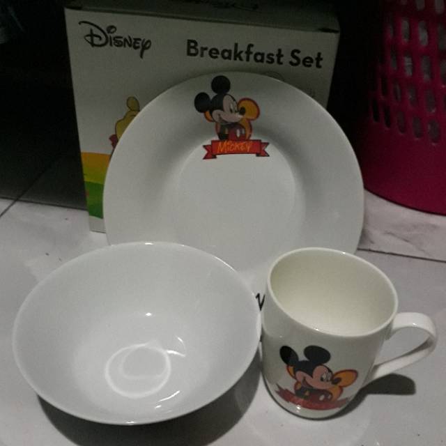 BRILIANT Disney Frozen Breakfast Set / Piring / Mangkok / Gelas / Mug