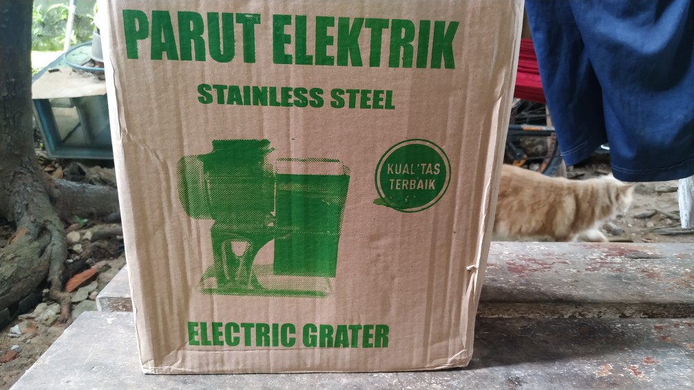 Parut Listrik Full Stainless Steel Untuk Memarut Daging Juga Bumbu Kelap Ubi Jahe Singkong