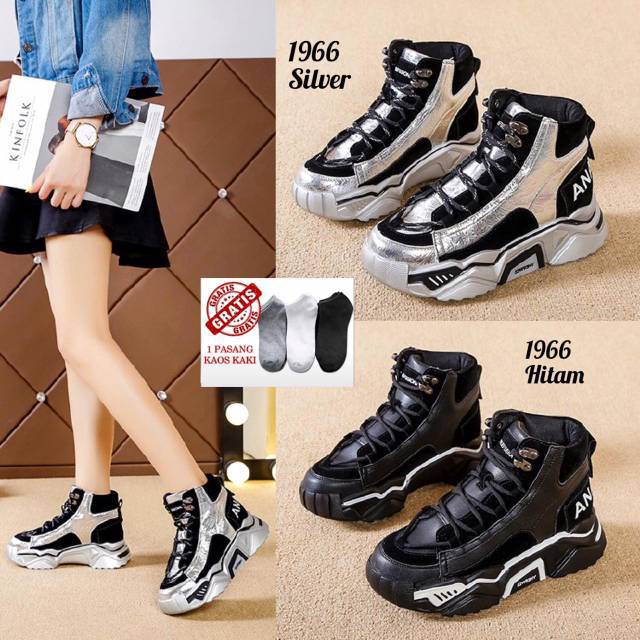 Sepatu wedges wanita impor korea  #1966