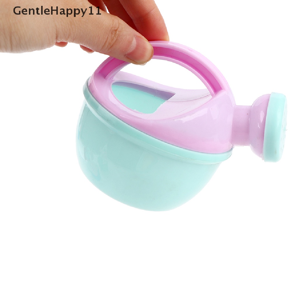 Gentlehappy Mainan Mandi Bayi Warna-Warni Plastik Watering Can Watering Pot Bath Toy Untuk Anak Gif