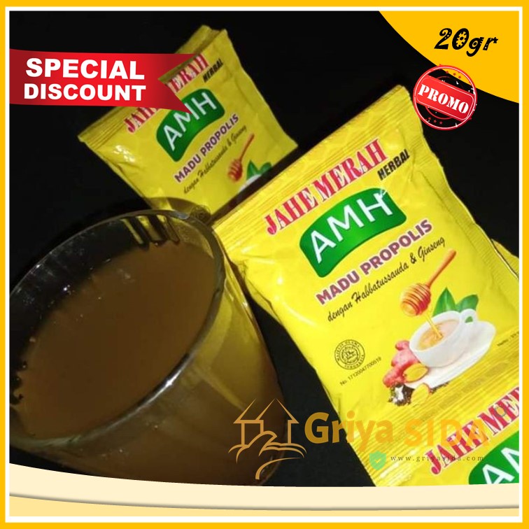 Minuman Traditional Jahe Merah AMH Amanah Super AMH propolis Harga Grosir