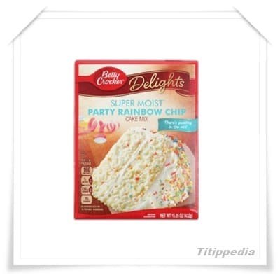 

BISA COD Betty Crocker Cake Mix - Rainbow Chip 432g