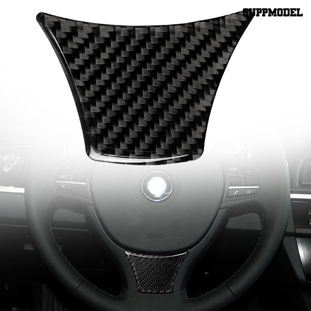 Suppomdel Carbon Fiber 3D Steering Wheel Moulding Interior Trim for BMW 5 Series F10 11-17