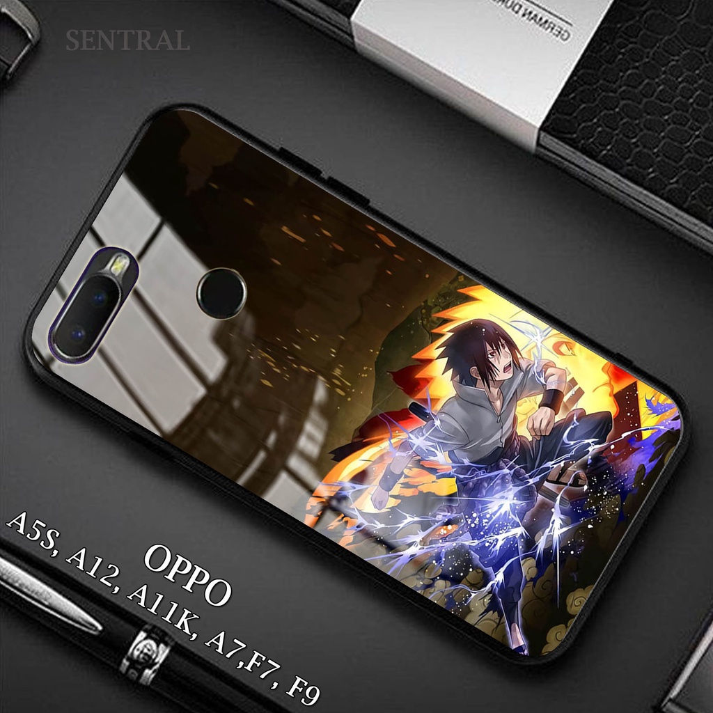 Softcase Glass Kaca OPPO A5s - Case Hp Pelindung Handphone OPPO A5s [ A61].
