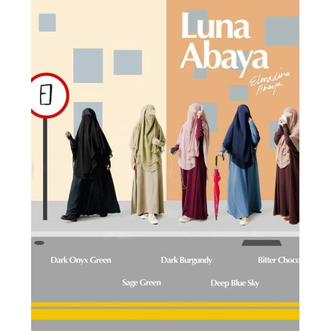 Fee Jastip Luna Abaya by Elmadina