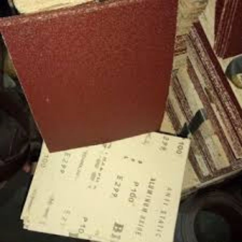 Amplas Kertas Gosok Lembaran Merah Halus Kasar Merk BIG Champion