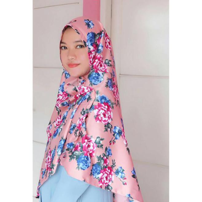 DISKON Khimar Nayla Maxmara (Jilbab Instan Syar'i Motif Bunga) TURUN HARGA