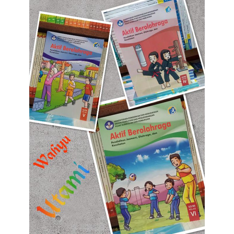 Aktif Berolahraga untuk SD kelas 4,5&6 K13 intan pariwara