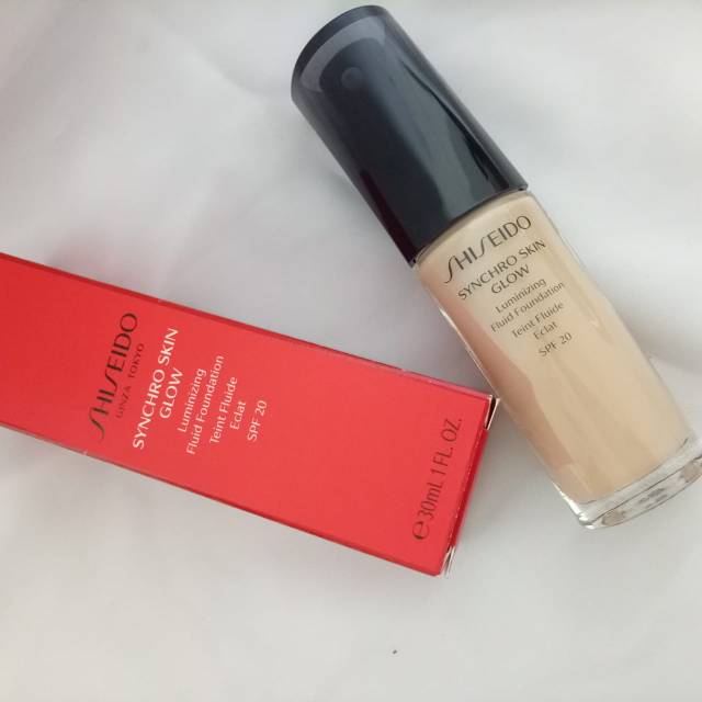SHISEIDO SYNCHRO SKIN GLOW FOUNDATION NEW ORIGINAL