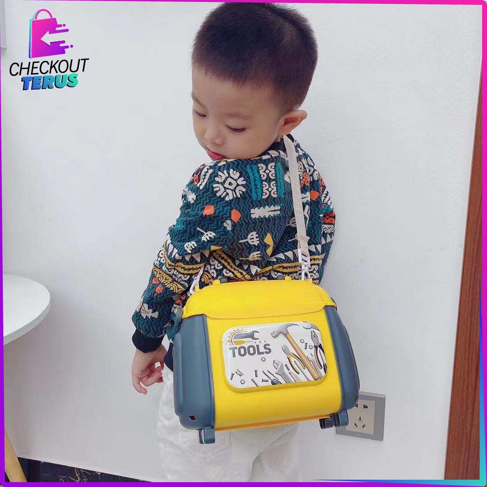 CT M144 Mainan Anak Tas Koper 3in1 Mainan Dokter Dokteran Suitcase Tools Mainan Kitchen Set Anak Pretend Play